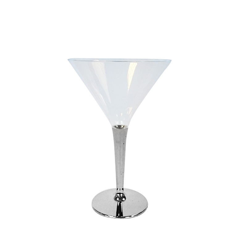 verre a martini en plastique