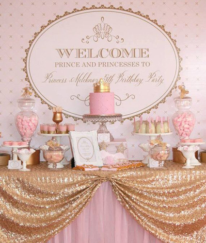 Inspirations pour son 1er anniversaire princesse