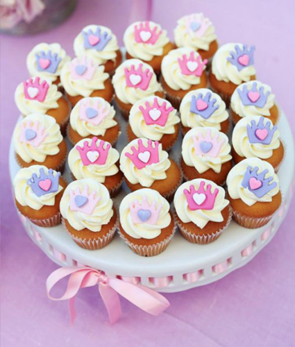 idées anniversaire déco princesse cupcakes